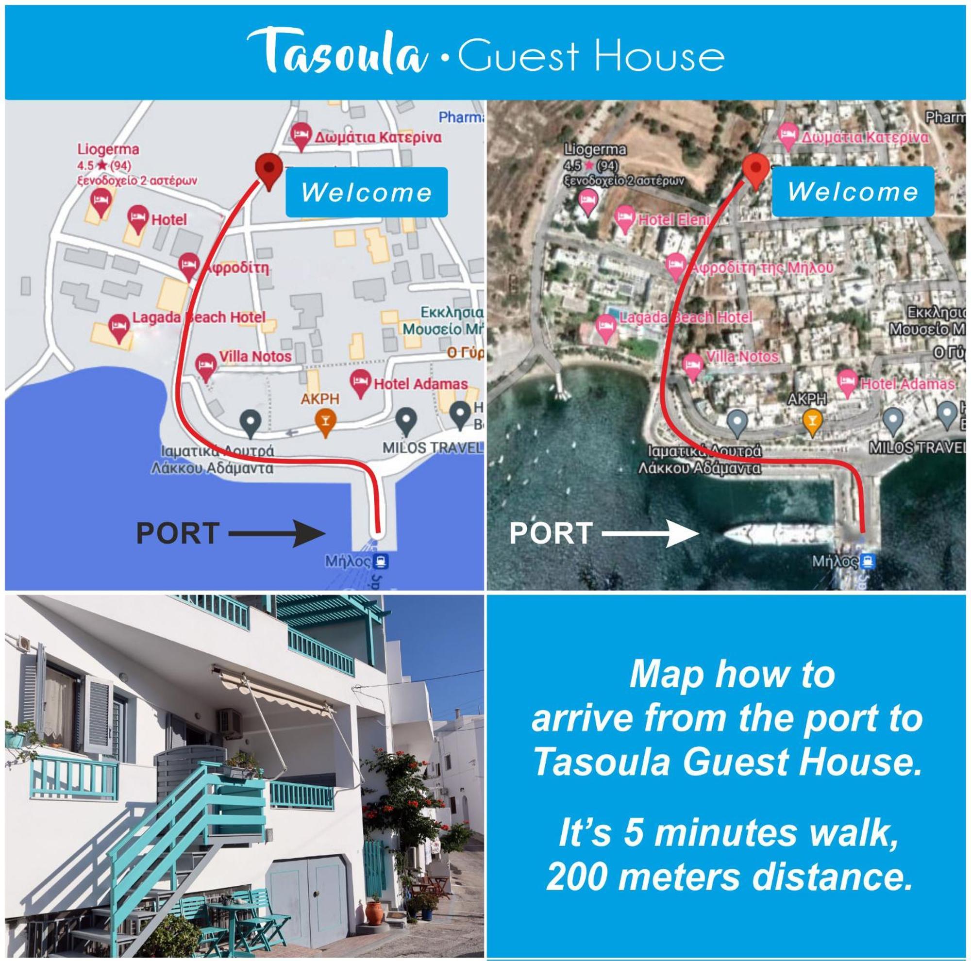 Tasoula Guest House Adamantas  Exterior foto